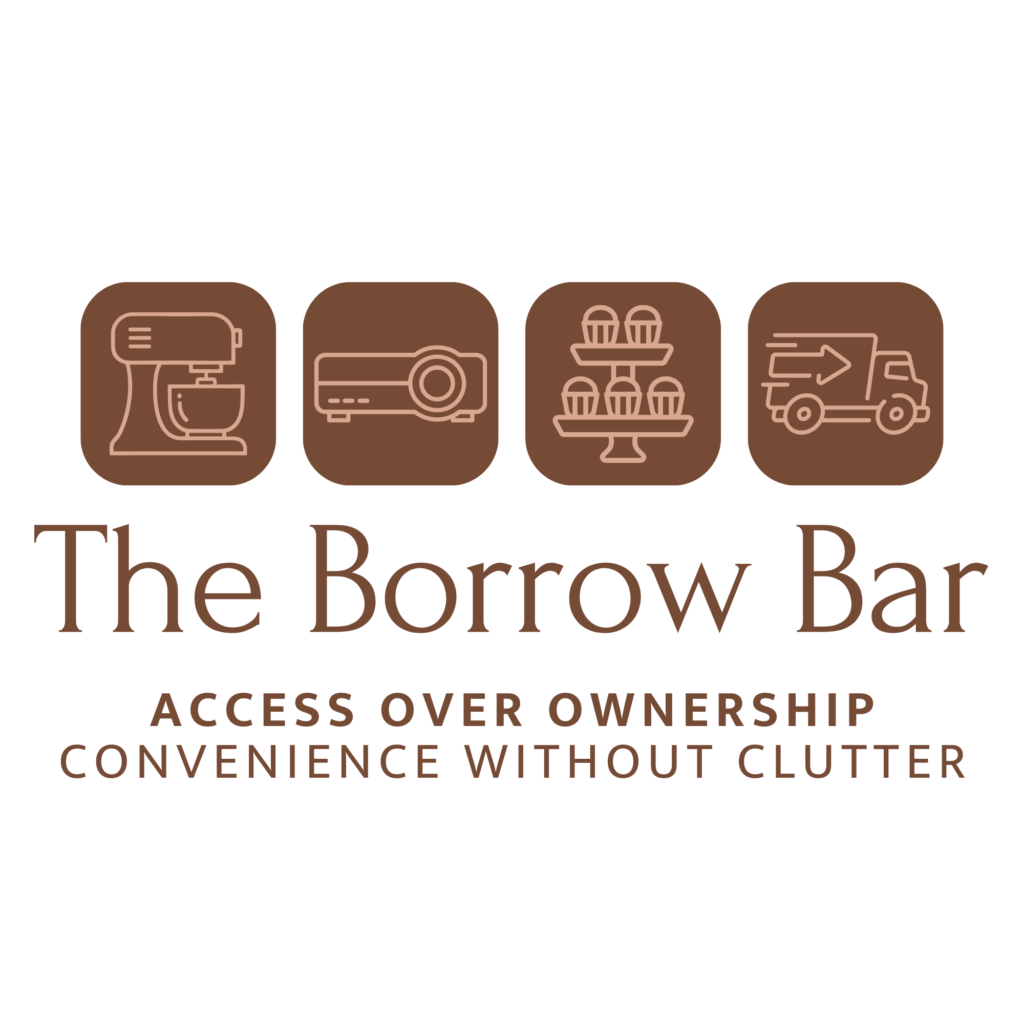 The Borrow Bar - Membership access to high-quality household and entertaining items